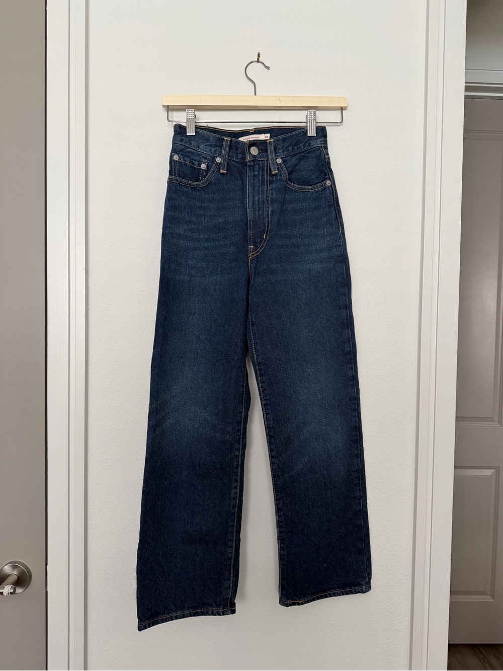LEVIS • hemp ribcage straight jeans
